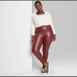 Wild fable faux leather leggings